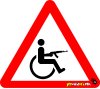 Wheelchair Gunner AK47